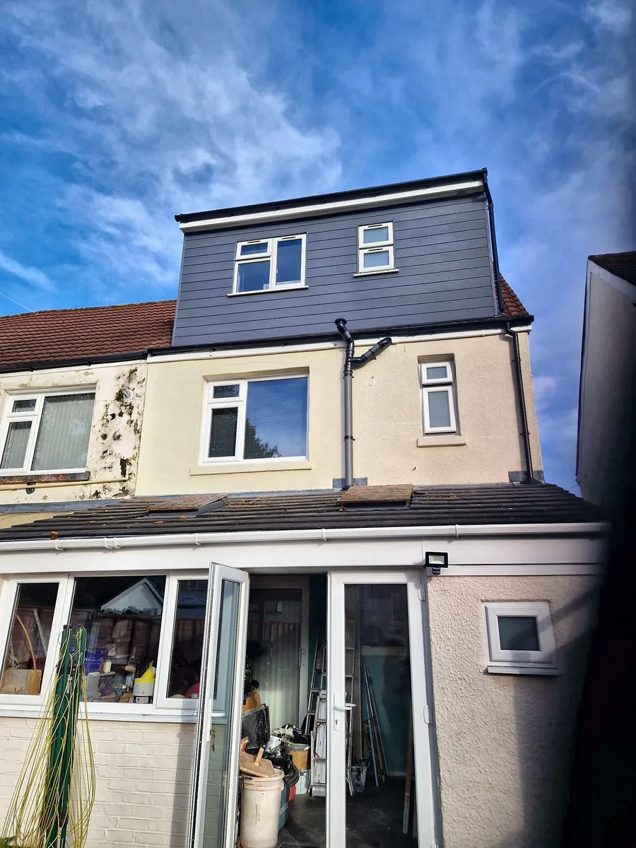 Completed rear dormer loft conversion