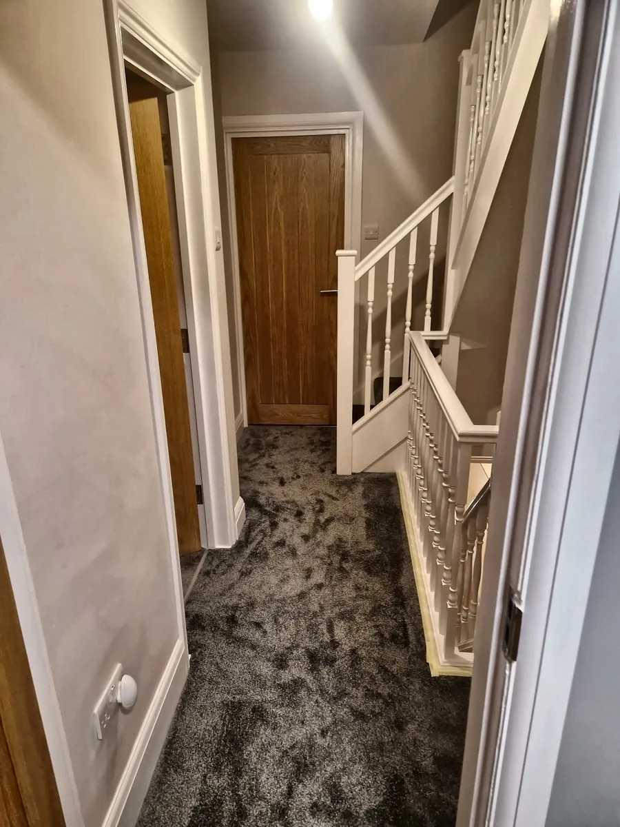 Completed hallway and staircase following the loft conversion