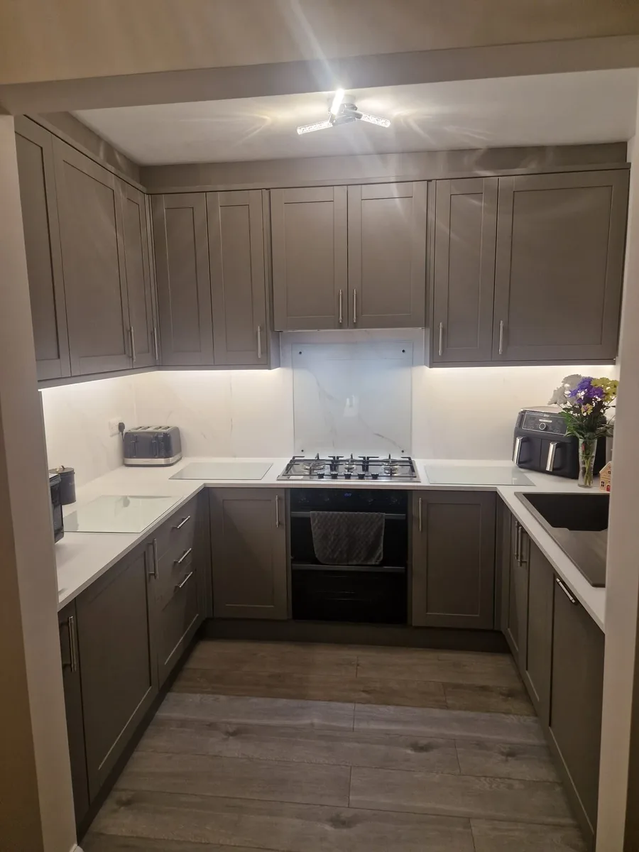 Completed kitchen following the internal alterations