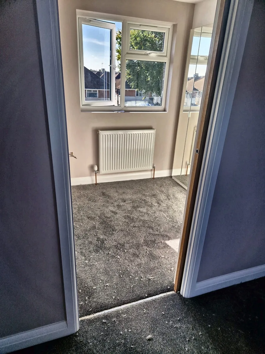 Completed walk-in wardrobe following the loft conversion