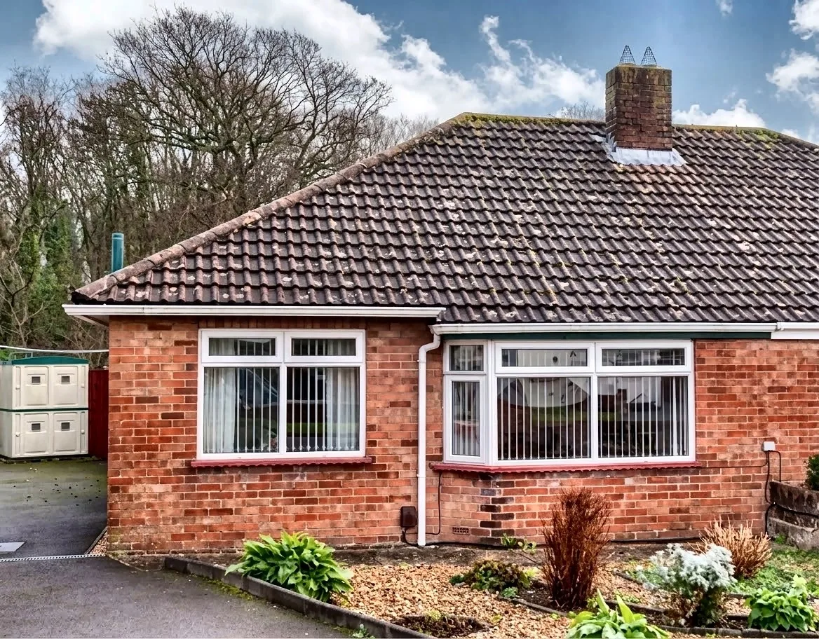 Existing front of property before the works