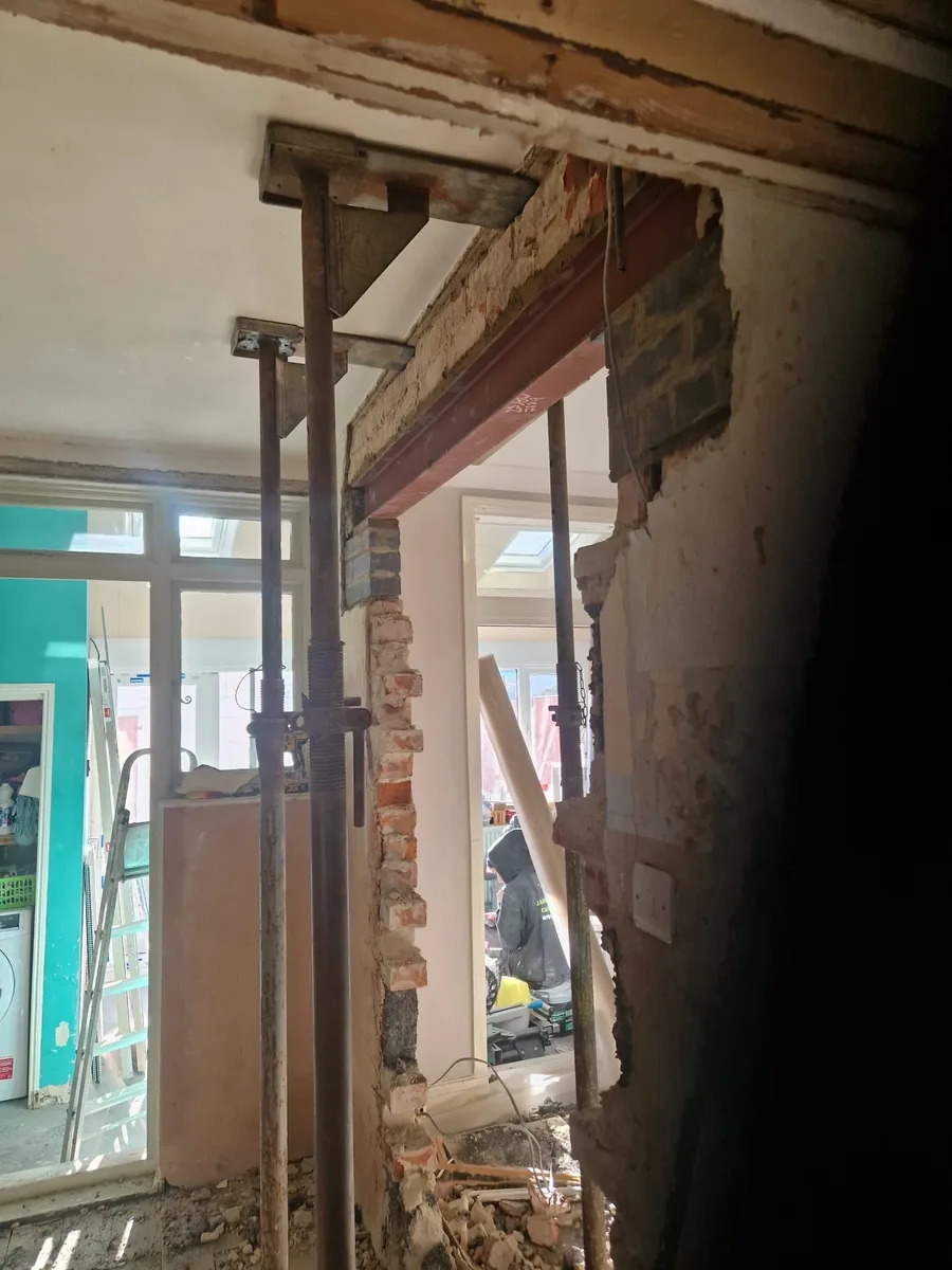 Internal structural alterations during construction